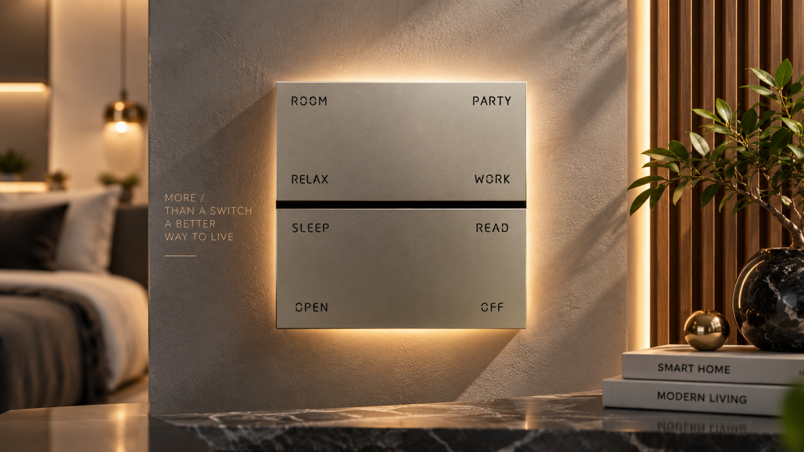 Lumi Duo Quad & Hexa Tactile Smart Switches